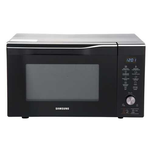 Микроволновая печь с грилем и конвекцией Samsung MC32K7055CT/BW black в Техносила