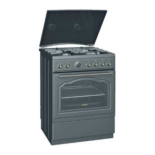 Комбинированная плита Gorenje K6121XF Grey в Техносила