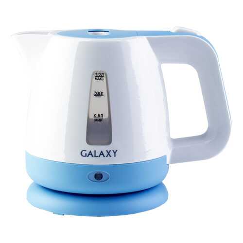 Чайник электрический Galaxy GL 0223 White/Blue в Техносила