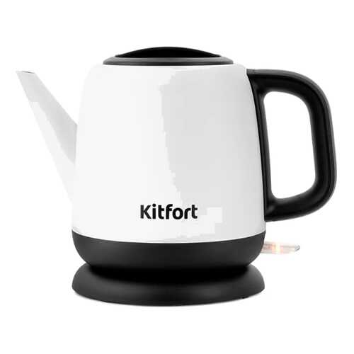 Чайник электрический Kitfort КТ-6112 White/Black в Техносила