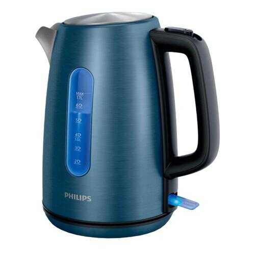 Чайник электрический Philips HD9358/11 Dark Blue в Техносила