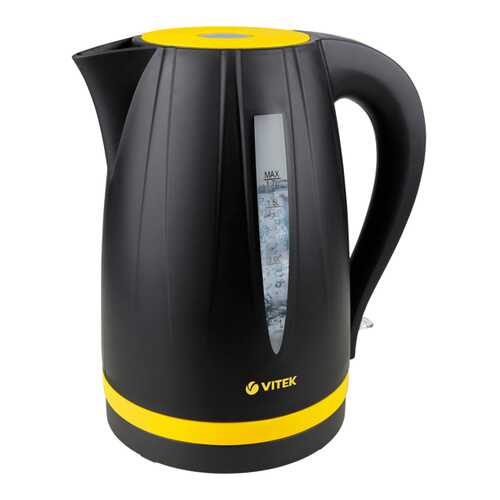 Чайник электрический Vitek VT-1168 BK Black/Yellow в Техносила