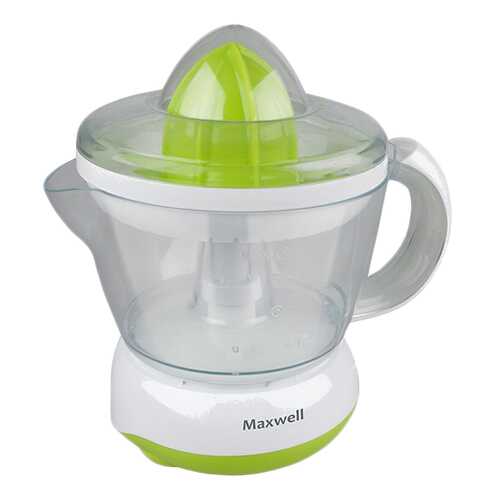 Соковыжималка для цитрусовых Maxwell MW-1107G white/green в Техносила