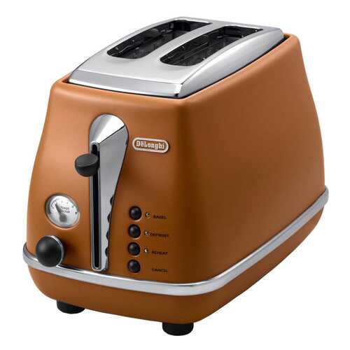 Тостер DeLonghi CTOV 2103 BW Коричневый в Техносила