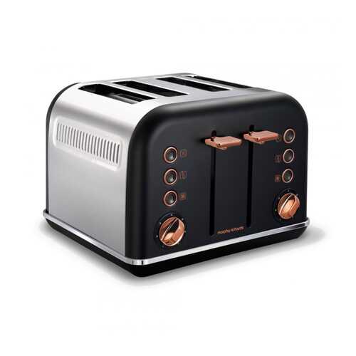 Тостер Morphy Richards Accents Rose Gold Black в Техносила