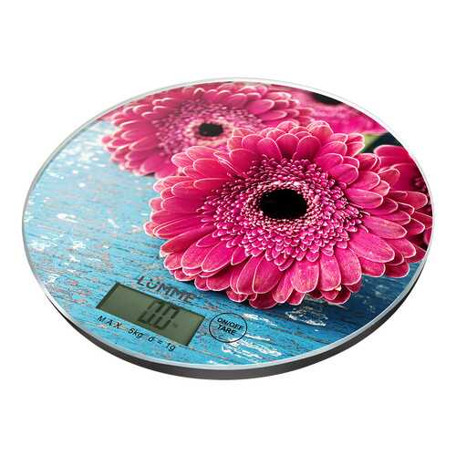 Весы кухонные LUMME LU-1341 Pink Gerbera в Техносила