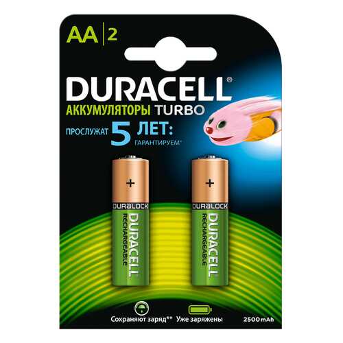 Аккумуляторная батарея Duracell HR6-2BL 2 шт в Техносила