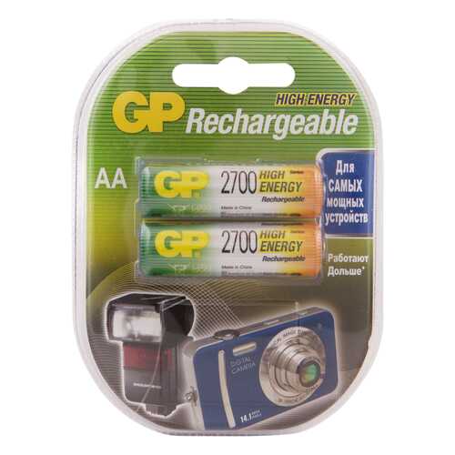 Аккумуляторная батарея GP Batteries GP 270AAHC-2DECRC2 2 шт в Техносила