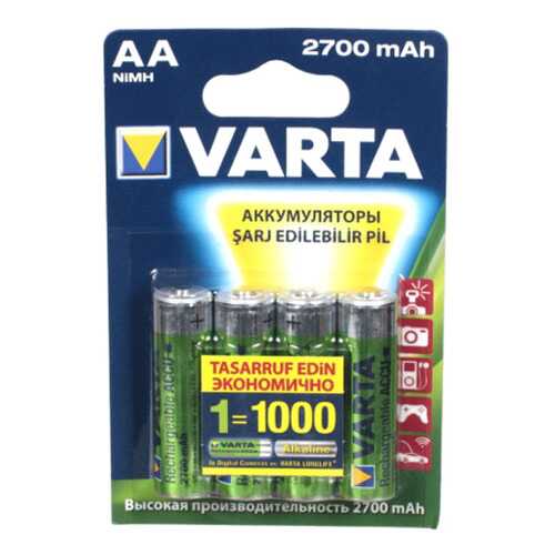 Аккумуляторы Varta HR6 4 шт в Техносила