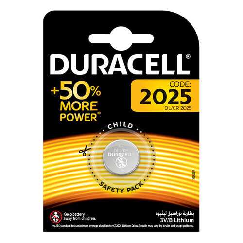 Батарейка Duracell 2025 1 шт в Техносила