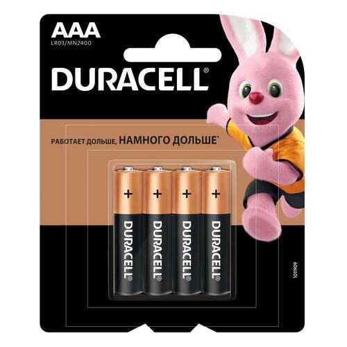 Батарейка Duracell Basic LR03 15597 4 шт в Техносила