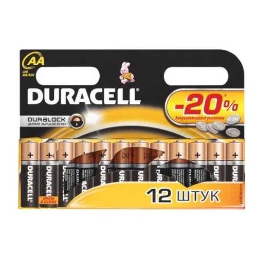 Батарейка DURACELLL R6-12BL Basic 12 шт. в Техносила