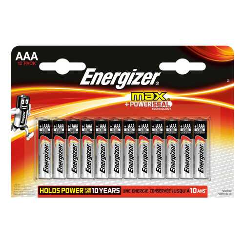 Батарейка Energizer MAX AAA (LR03) 12 шт в Техносила