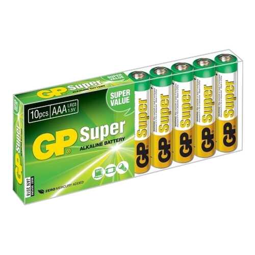 Батарейка GP Batteries 24A-B10 10 шт в Техносила