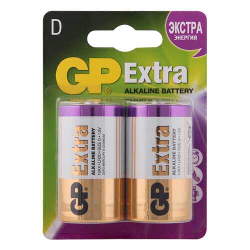 Батарейка GP Extra D (LR20) (13AXNEW-2CR2) 2 шт в Техносила