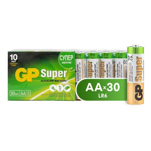 Батарейка GP Super Alkaline АА (15A-2CRVS30) 30 шт в Техносила