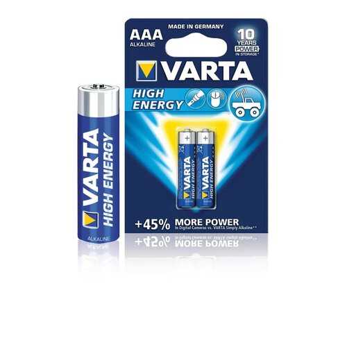 Батарейка VARTA High Energy/ Longlife Power LR03/AAA 2 шт в Техносила