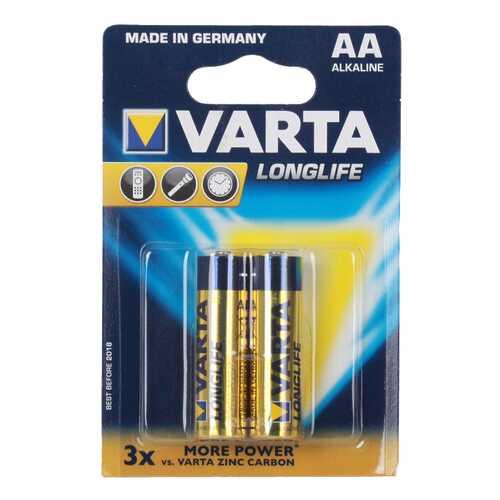 Батарейка VARTA LONGLIFE 4106101412 2 шт в Техносила