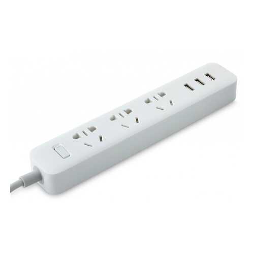 Сетевой фильтр Xiaomi Mi Power Strip, 3 розетки, 1,8 м, White в Техносила