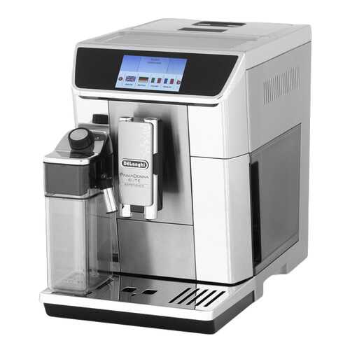 Кофемашина автоматическая DeLonghi PrimaDonna Elite ECAM 650.85.MS Silver/Black в Техносила