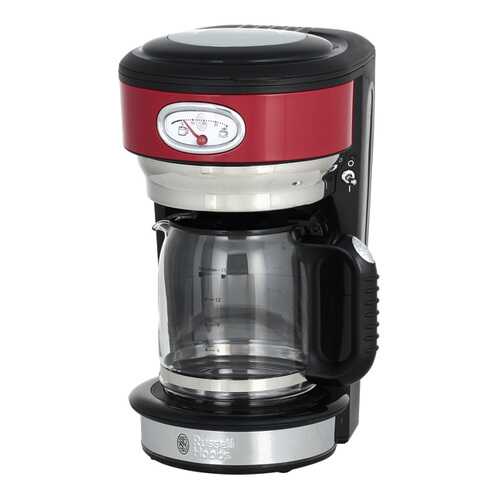 Кофеварка капельного типа Russell Hobbs Retro Ribbon Red (21700-56) в Техносила