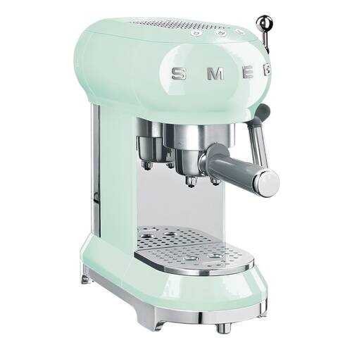 Кофеварка рожкового типа Smeg ECF01PGEU Green в Техносила