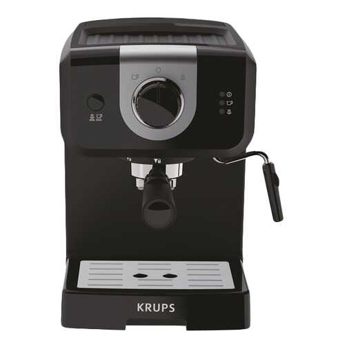 Рожковая кофеварка Krups Opio XP320830 Black в Техносила