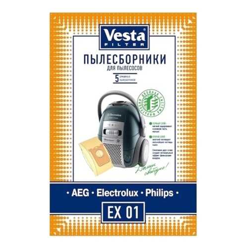 Пылесборник Vesta filter EX 01 5шт в Техносила