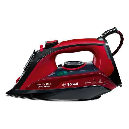 Утюг Bosch Sensixx`x DA50 TDA503011P Red/Black в Техносила