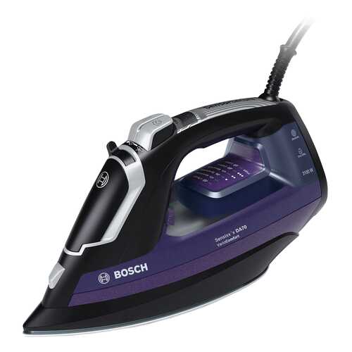 Утюг Bosch Sensixx'x DA70 VarioComfort TDA753122V Black/Purple в Техносила