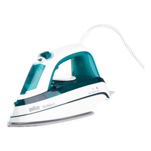 Утюг Braun Tex Style 3 TS 345 White/Cyan в Техносила