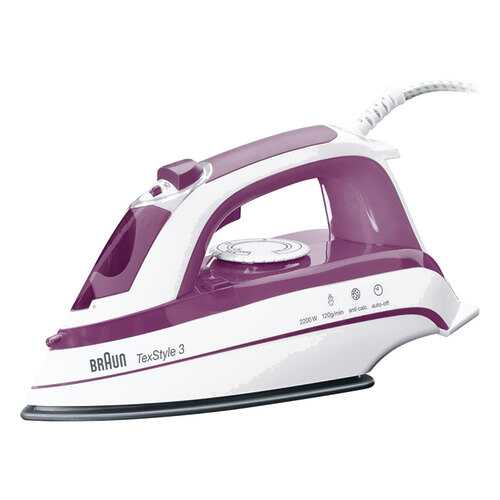 Утюг Braun Tex Style 3 TS 365A Purple в Техносила