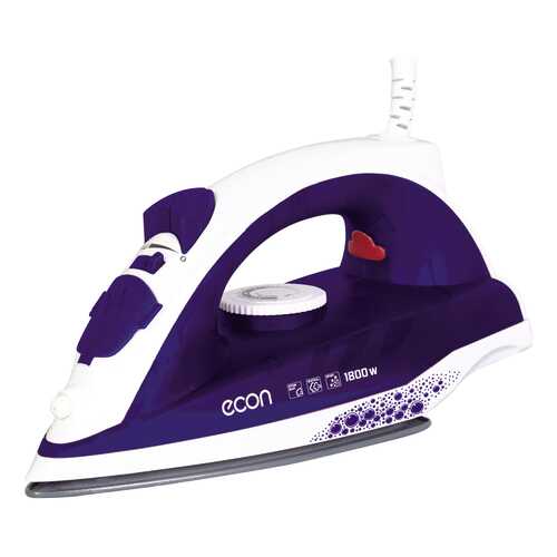 Утюг ECON ECO-BI1801 White/Purple в Техносила