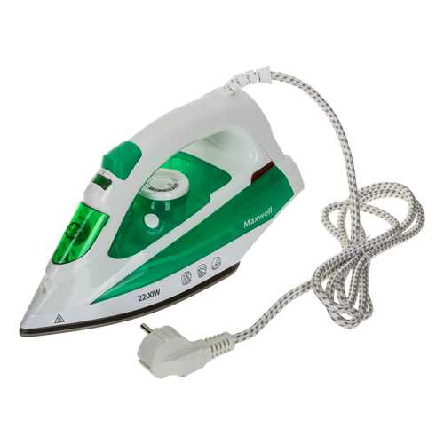 Утюг Maxwell MW-3036 White/Green в Техносила