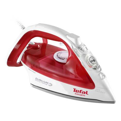 Утюг Tefal Easygliss FV3962 White/Red в Техносила