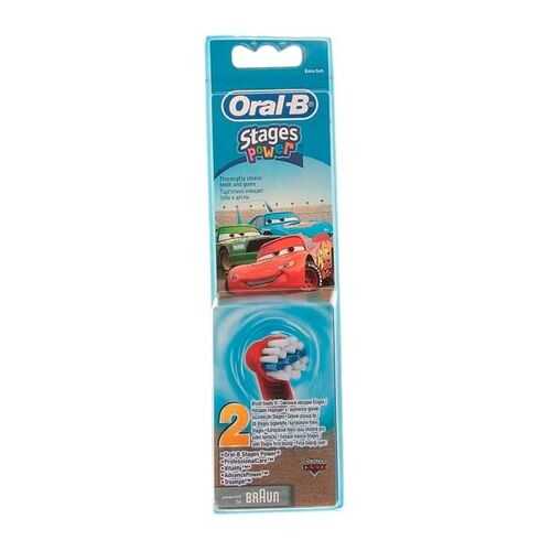 Насадка для зубной щетки Braun Oral-B EB10K Stages Kids Cars 2 шт в Техносила