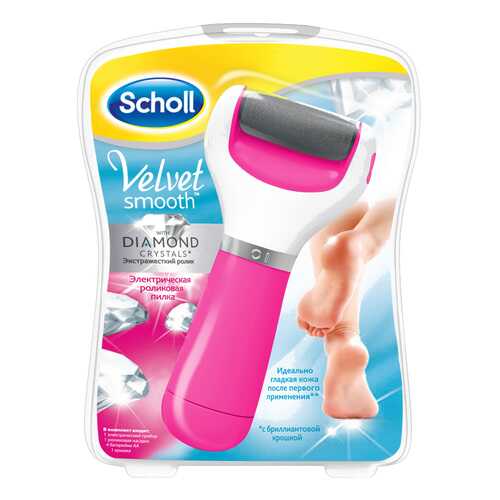 Электрическая роликовая пилка Scholl Velvet Smooth Pink в Техносила