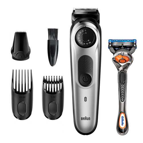 Триммер для бороды Braun BT5260 + Бритва Gillette в Техносила