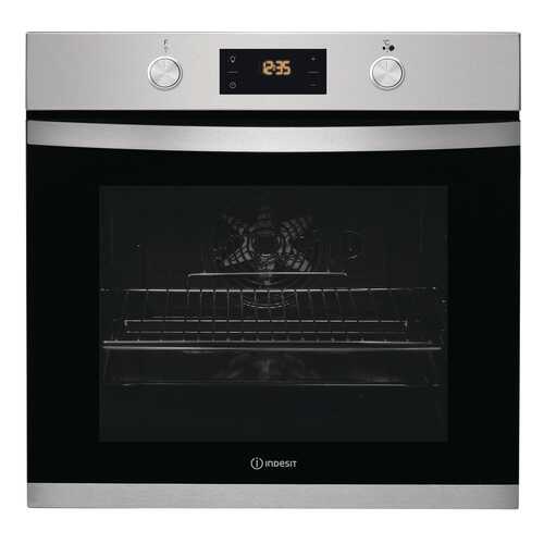 Встраиваемый электрический духовой шкаф Indesit IFW 3844 JP IX Silver/Black в Техносила