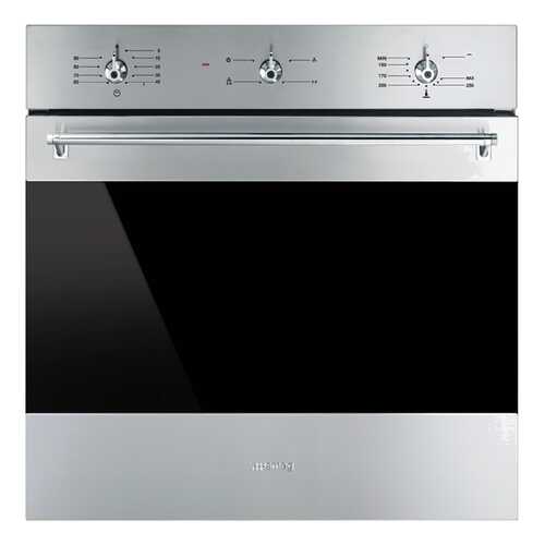 Встраиваемый газовый духовой шкаф Smeg SF6341GVX Silver в Техносила