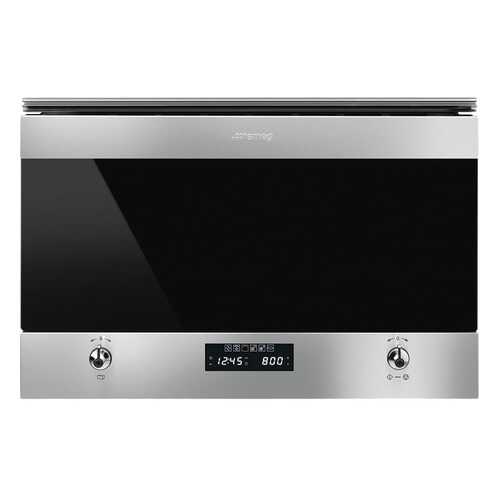 Встраиваемая микроволновая печь с грилем Smeg Classic MP322X1 в Техносила