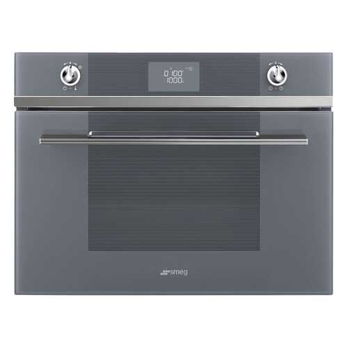 Встраиваемая микроволновая печь с грилем Smeg Linea SF4102MS в Техносила