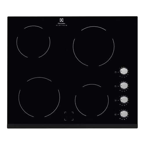 Встраиваемая варочная панель электрическая Electrolux EHF96140FK Black в Техносила