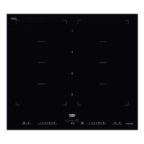 Встраиваемая варочная панель индукционная Beko HII 68600 PTX Black в Техносила