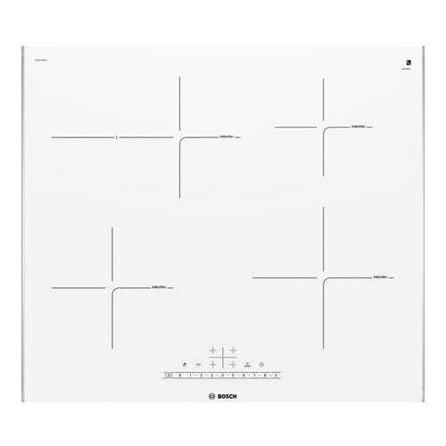 Встраиваемая варочная панель индукционная Bosch PIF672FB1E White в Техносила