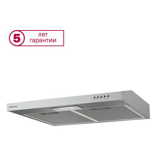 Вытяжка подвесная Krona Jessica slim 600 push button Silver в Техносила