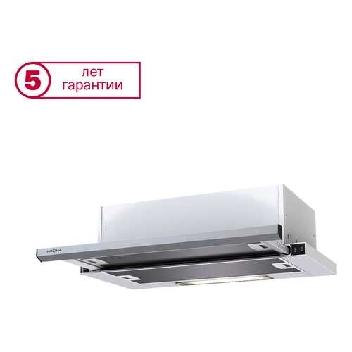 Вытяжка встраиваемая Krona Kamilla slim 600 White/Inox (2мотора) в Техносила